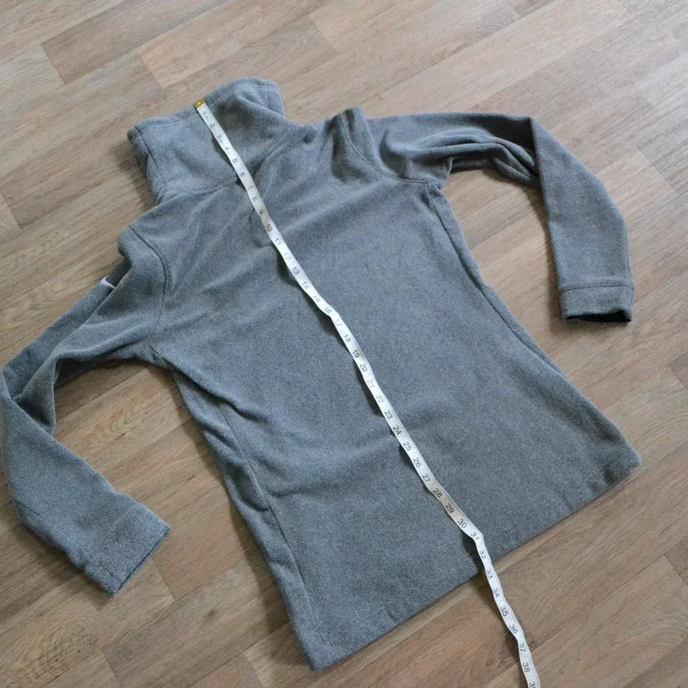 NWT Nike Therma Women's Tunic Training Fleece Cowlneck Pullover Charcoal Size S